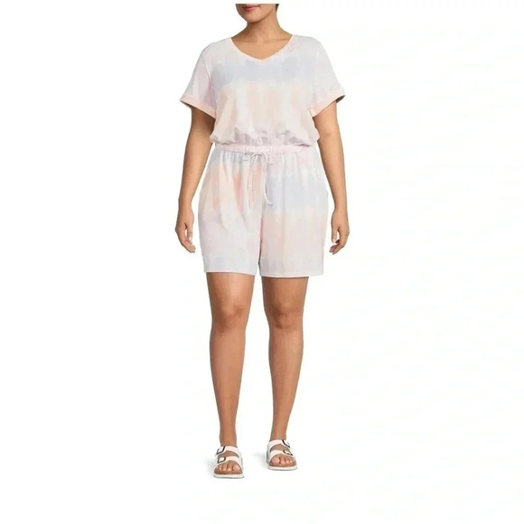 Comp Blu Tie Dye Romper - Size Small - Picture 1 of 5